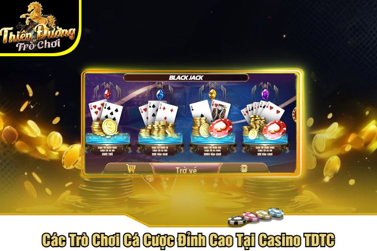 Các Trò Chơi Cá Cược Đỉnh Cao Tại Casino TDTC